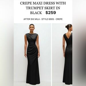 Dessy Black Dress